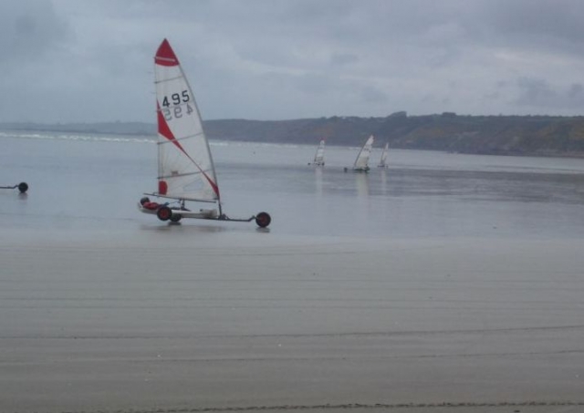 Spot char a voile finistere nord